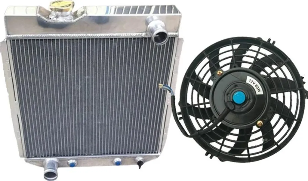 Radiateur Mustang V8 5.0L Aluminium - Capacité de Refroidissement +30% Alu