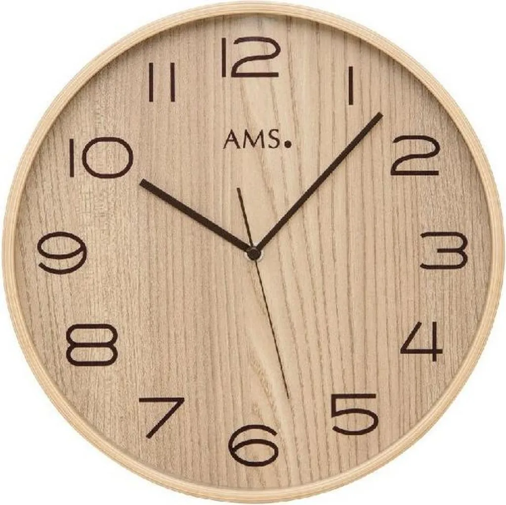AMS 5514 Horloge Radiopilotée : Idéale pour Bureau et Salon Moderne