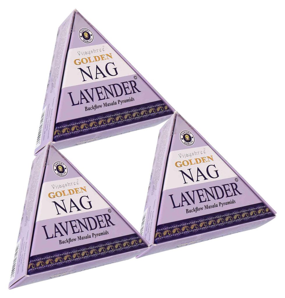 3x Räucherkegel & Räucherpyramiden Lavender (30 Stk) – Räucherwerk Entspannung