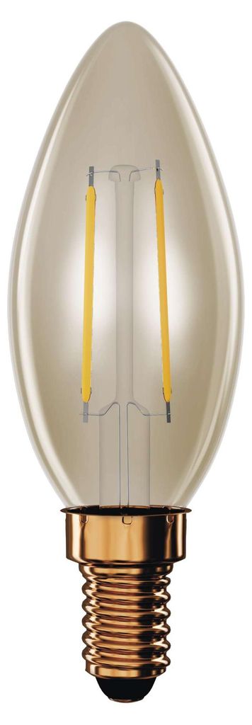 LED žárovka Vintage svíčka / E14 / 2,5 W (20 W) / 225 lm / teplá bílá