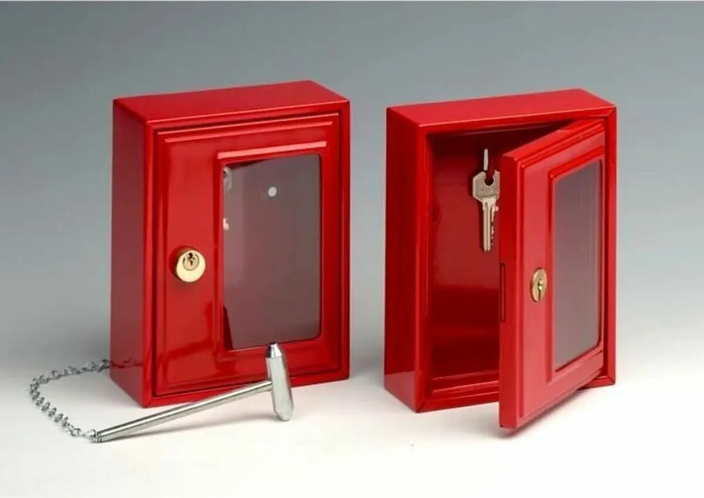 Boîtier clé de secours : solution accès rapide avec marteau et vitre - 6