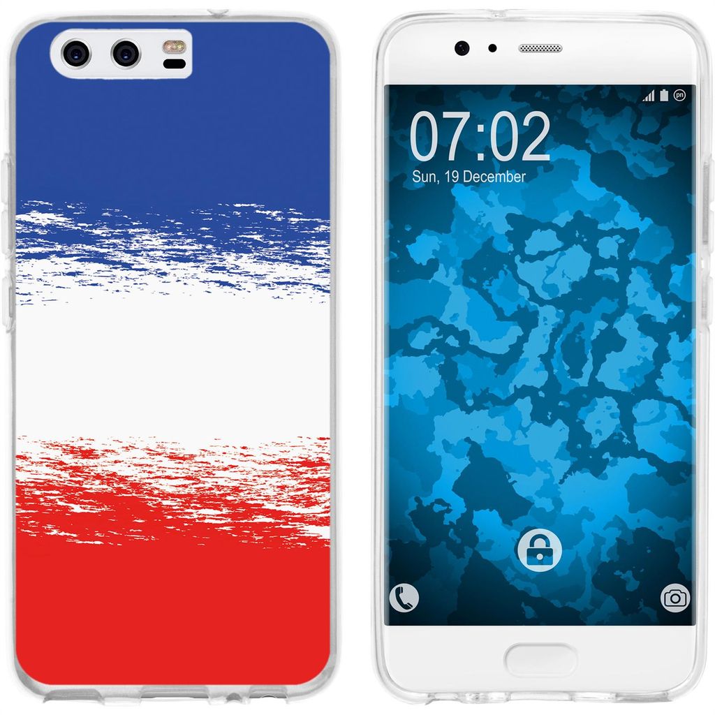PhoneNatic Case kompatibel mit Huawei P10 Plus Silikon-Hülle WM France M5