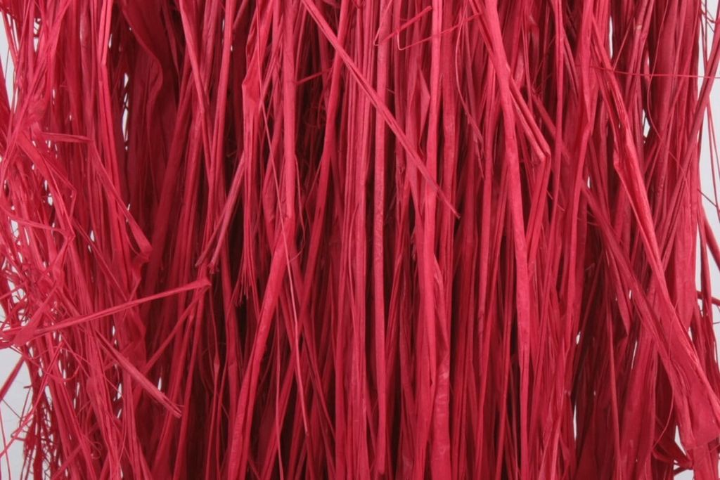 Dekoband Raffia Bast 500g rot Raffiaband Schleifenband Produktbild 