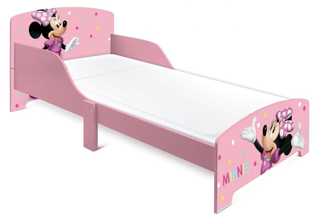 Bett Minnie Disney Rosen und Konfetti 140 x 70 cm Produktbild 