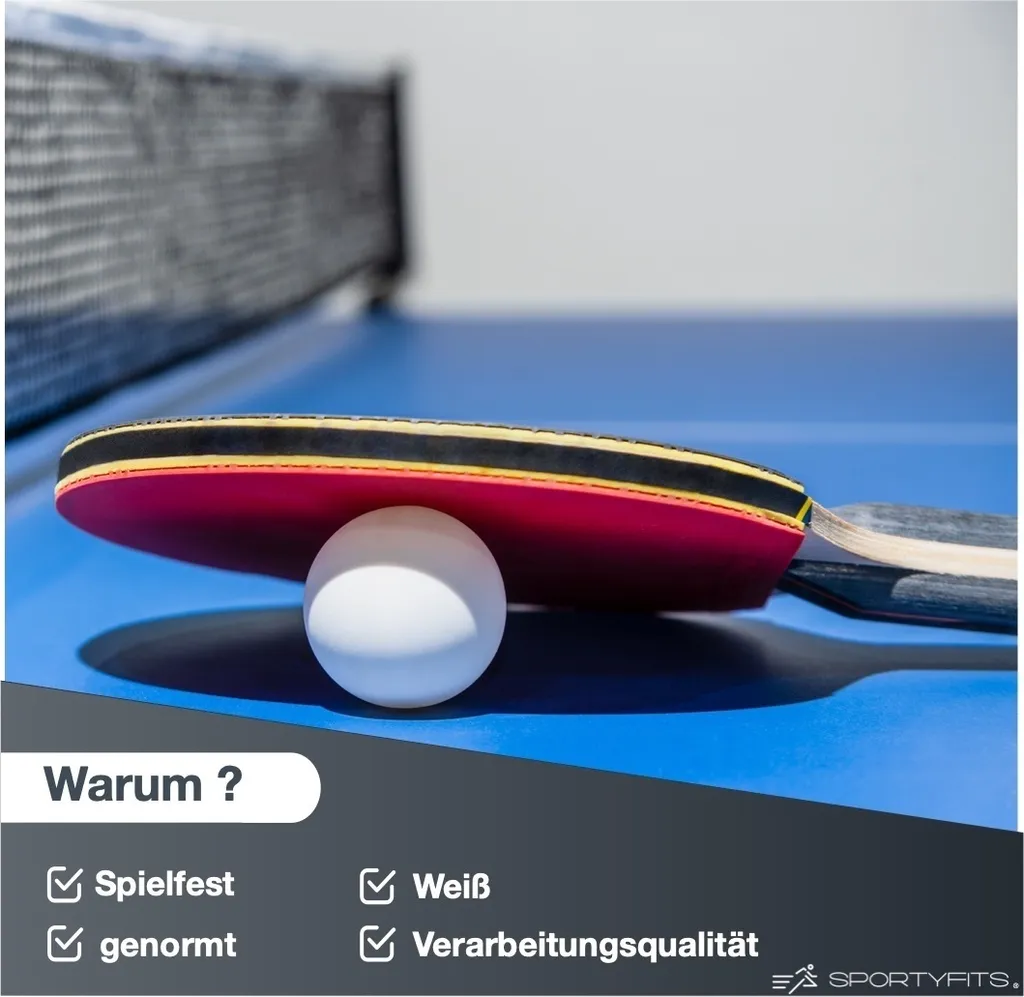 24 Balles de Ping-Pong Blanches 40mm pour Entraînement et Compétition - 7