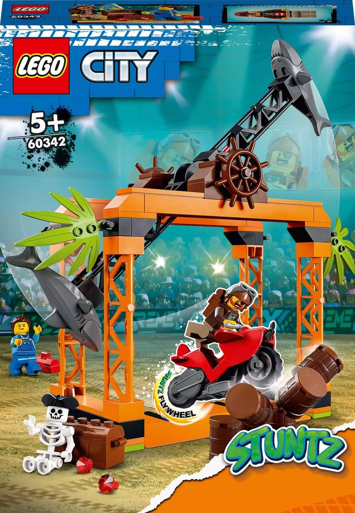 LEGO City 60342 Défi cascade : attaque de requin Image du produit 