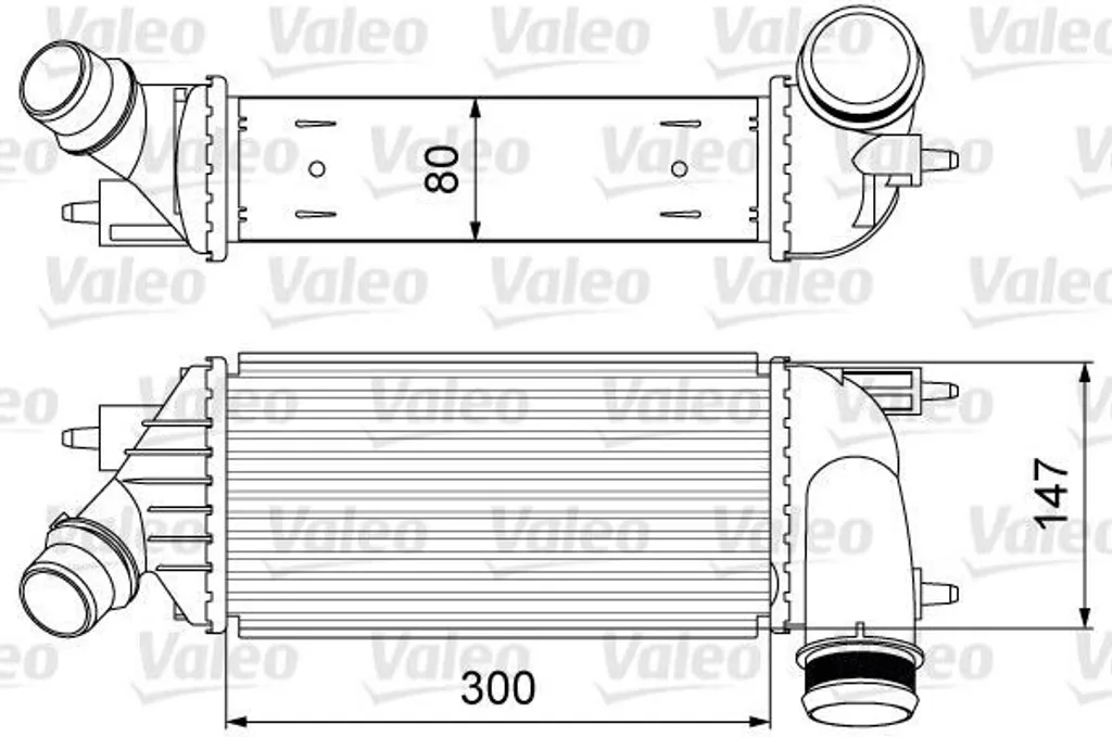 Réparez la perte de puissance : Intercooler Valeo 818583 OE 0384 P2