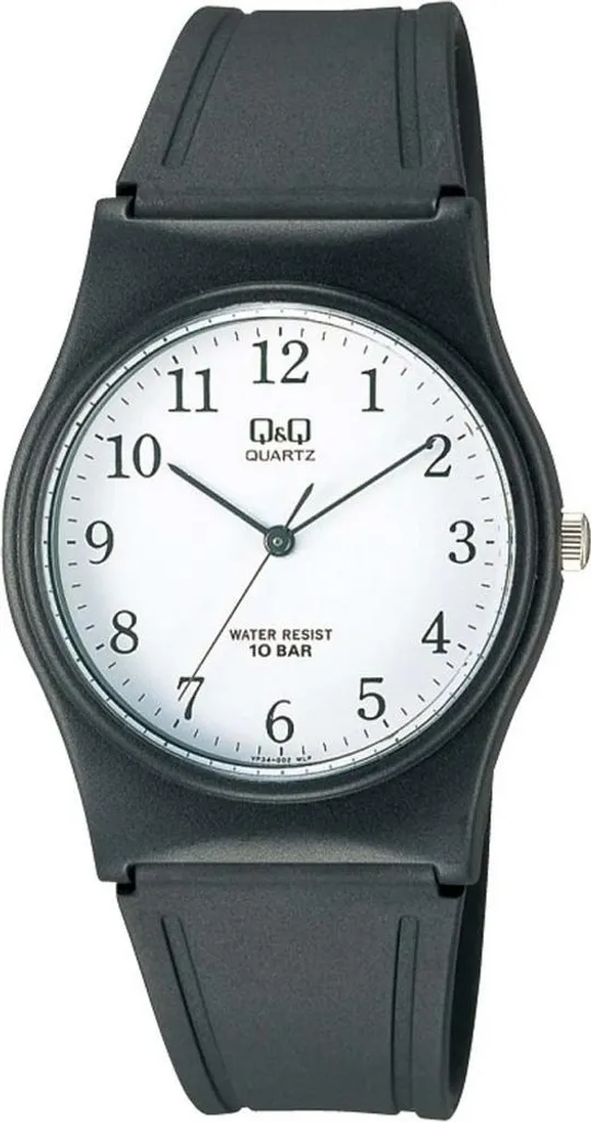 Montre Q&Q VP34J002Y Résistante à l'Eau 10 Bar et Design Ultra Léger