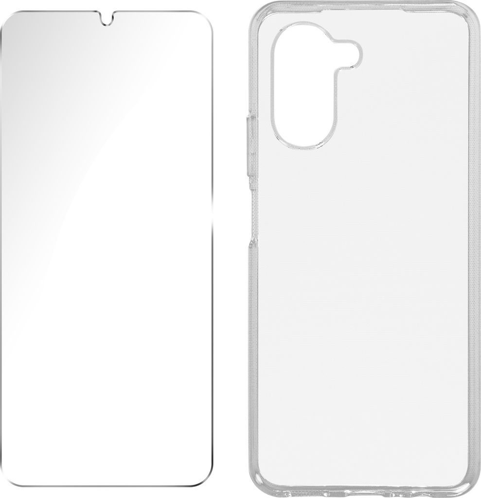 Schutz-Set für Realme C33 Weiche Hülle + Transparente Folie – Myway