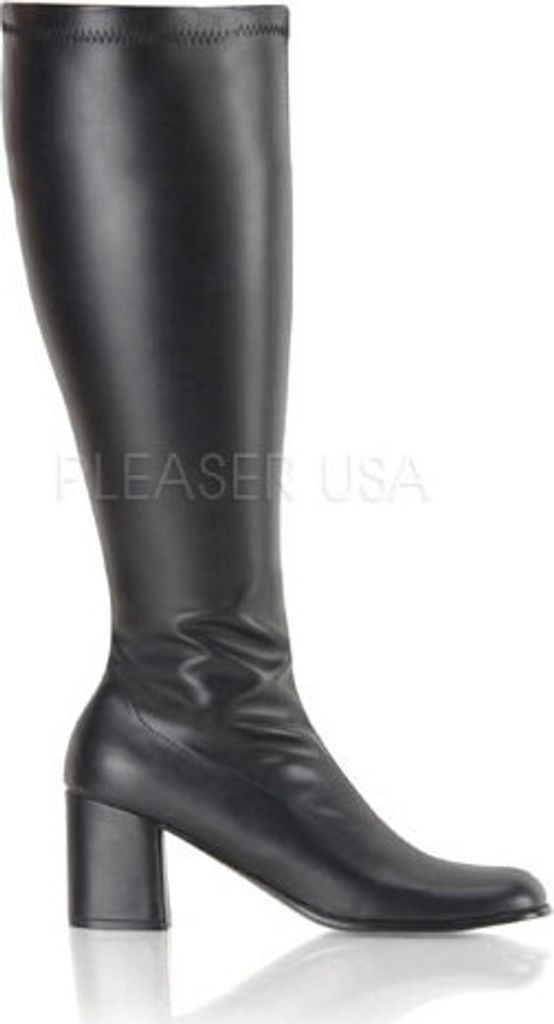 FUNTASMA GOGO-300WC Plus-Size Stretchlack-Stiefel