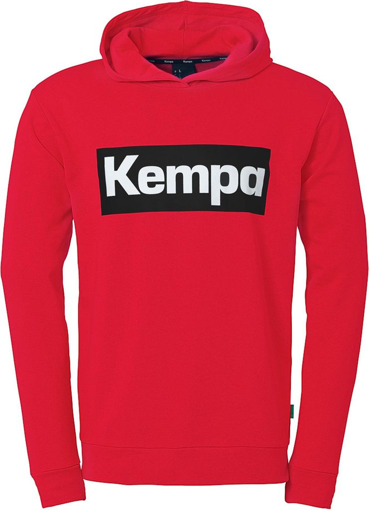 Kempa Promo Hoodie - rot, Größe:M