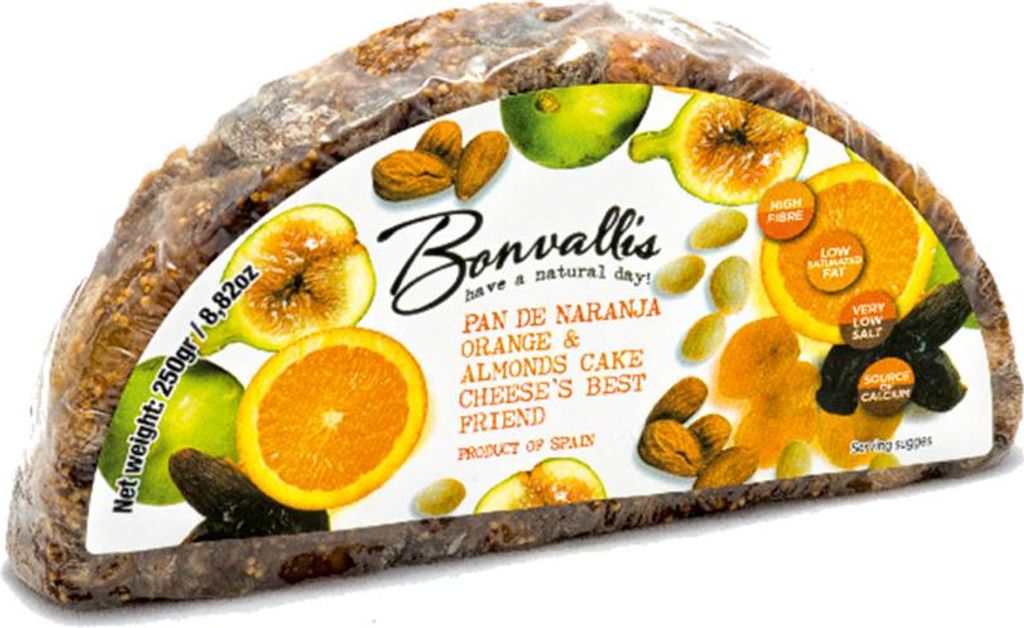 Bonvallis Fruchtschnitte Orange-Mandel