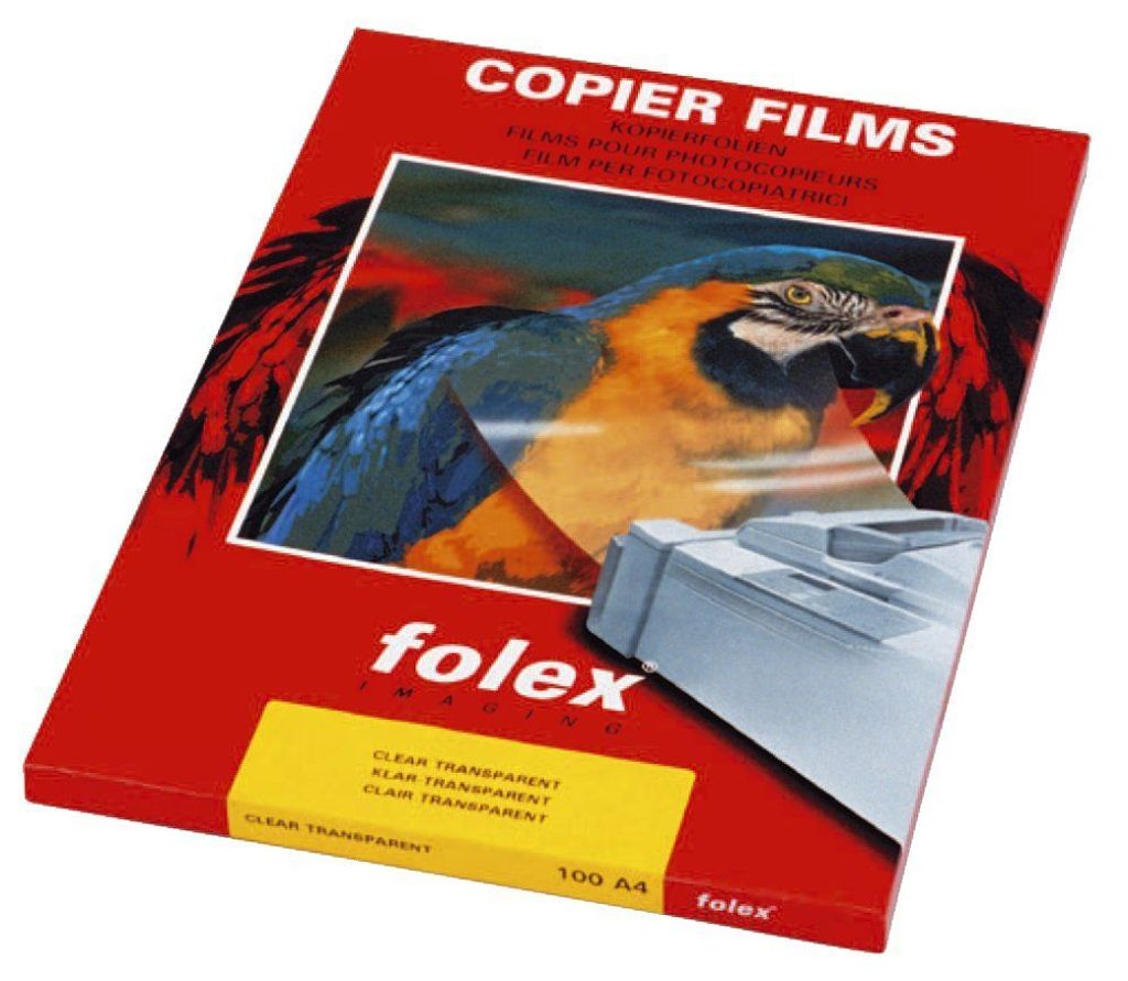 OHP-Kopier- und Druckerfolien Standard Universal X-10.0 - A4, 0,10 mm, 100 Folien