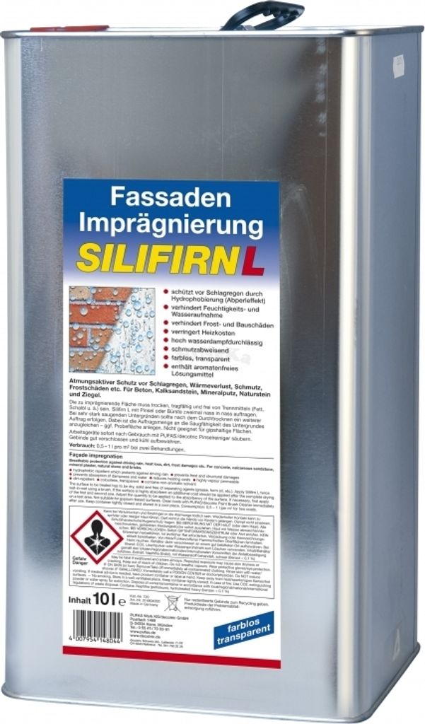 Pufas Fassaden-Imprägnierung Silifirn L - 10L Produktbild 