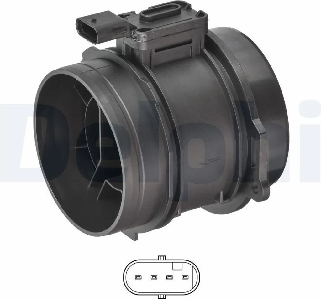 Capteur de masse d'air DELPHI AF10771-12B1 contre ralenti instable