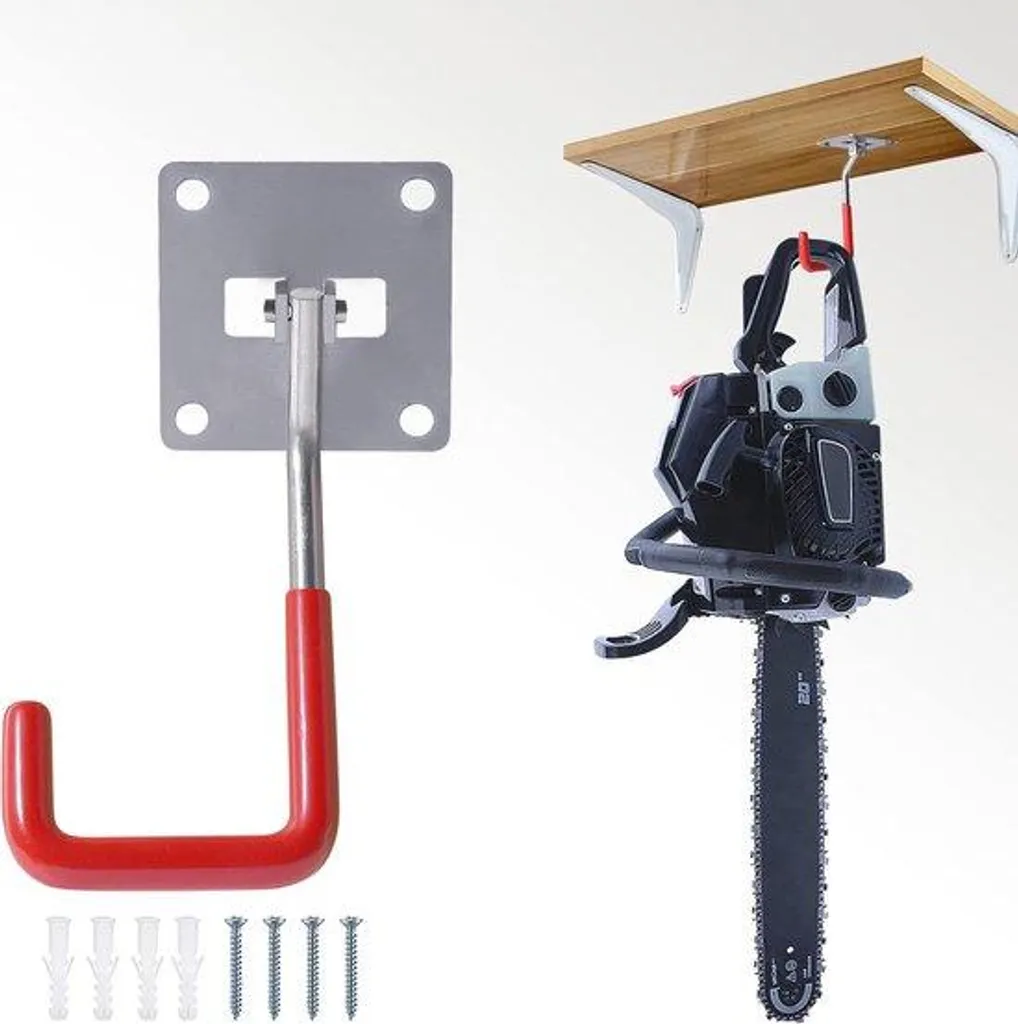 Gagnez de la place avec nos crochets muraux inox réglables pour garage