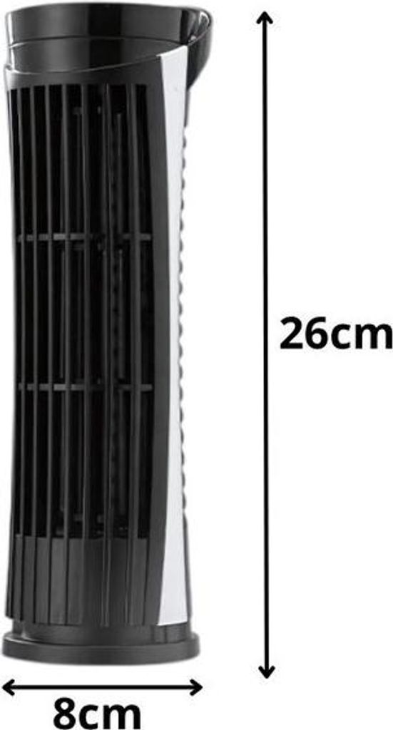 Verk 16039 Mini sloupový ventilátor s LED osvětlením, 2 Obrázek produktu 