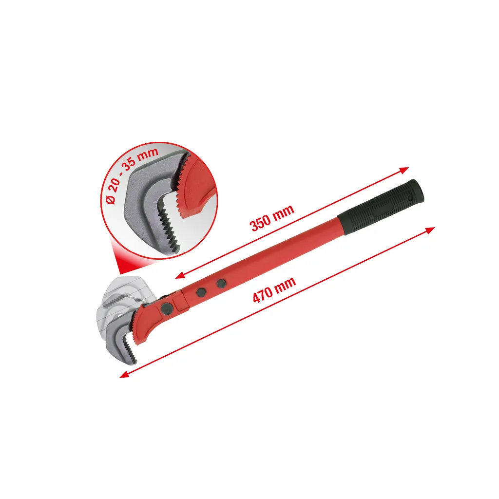 KS TOOLS 150.1631 Pinza Regolabile 18 Pollici - Sblocco Tiranti Sterzo