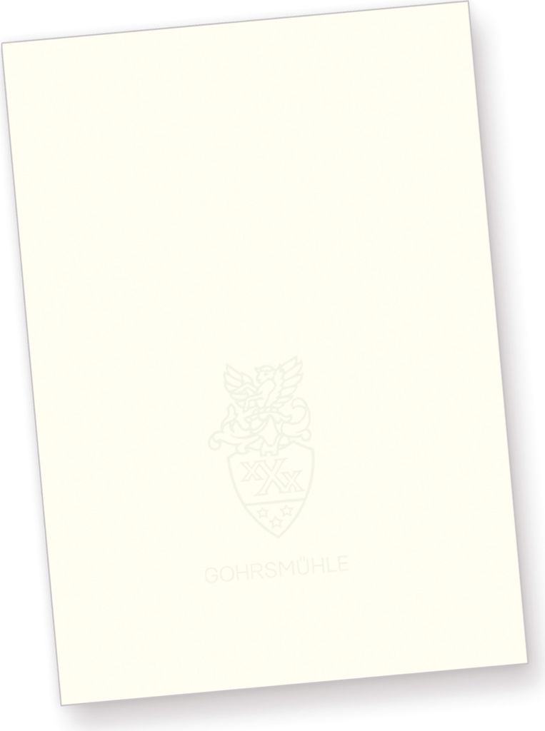 Gohrsmühle Briefpapier mit Wasserzeichen edel hochwertig Produktbild 