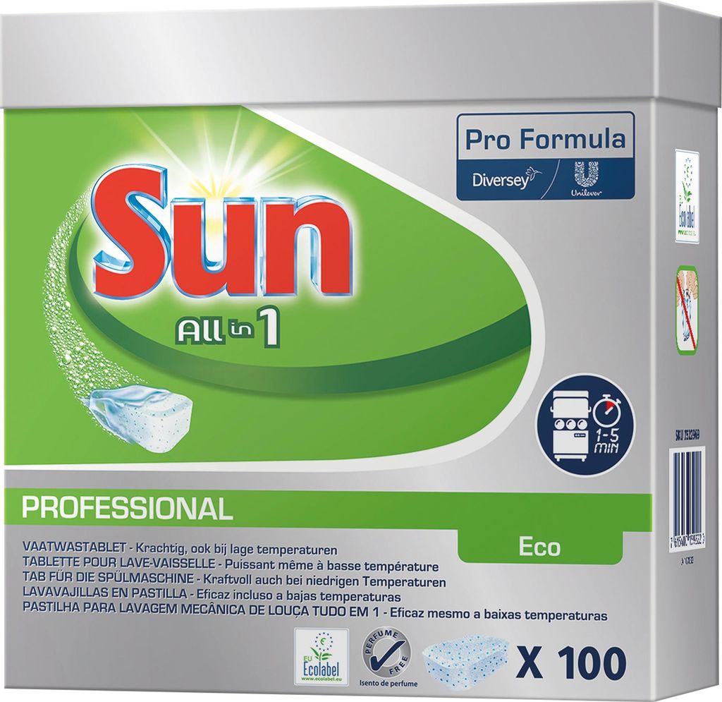 SUN Professional All-in-1 Tabs Eco 100 Stk Produktbild 