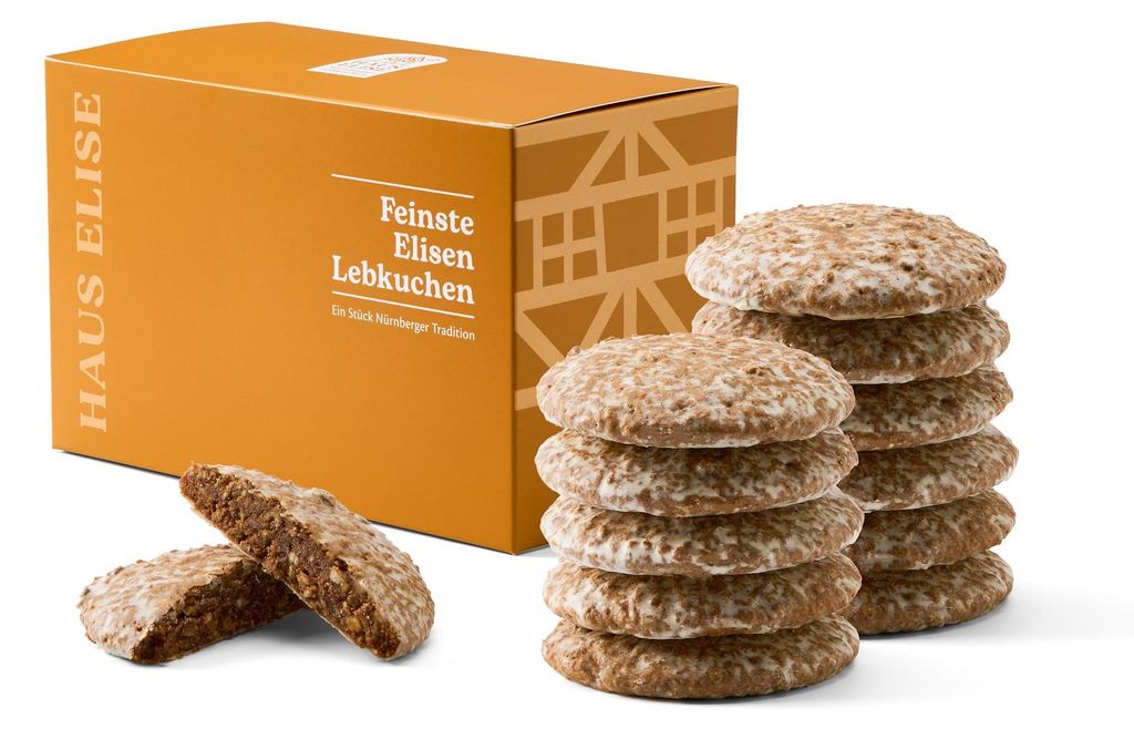 HAUS ELISE Nürnberger Elisen-Lebkuchen 12er Box nur Produktbild 