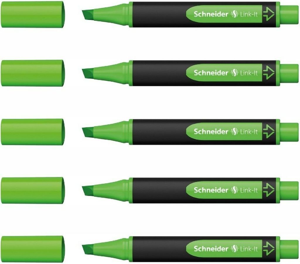 Textmarker Link-it - 5er-Set grün Produktbild 