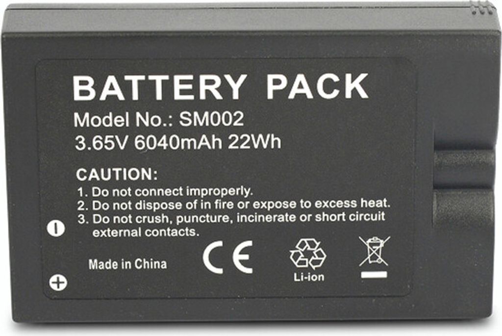 3,65 V 6040 mAh wiederaufladbarer Li-Ionen-Akku für Ring Video Doorbell 2 Spotlight Cam