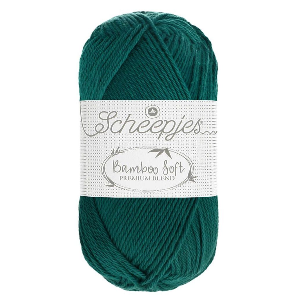 Scheepjes Bamboo Soft 50g Mighty Spruce 254 Grün Blau