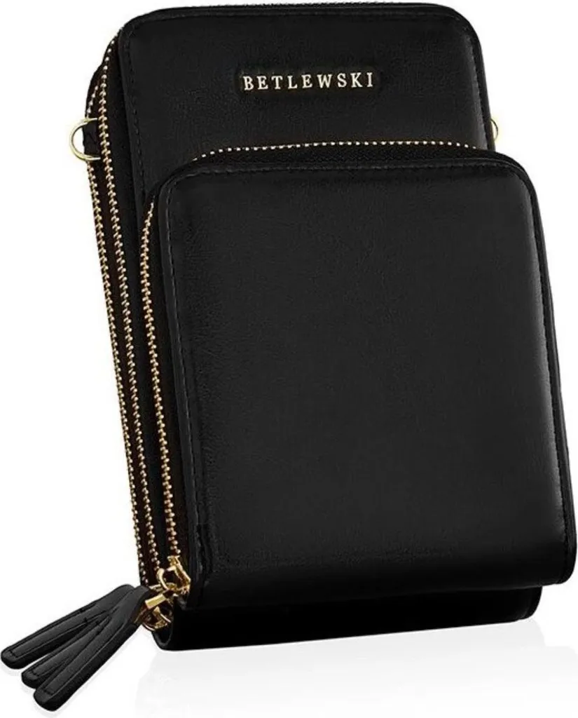 Sac bandoulière homme Betlewski BTF01 en cuir pleine fleur durable