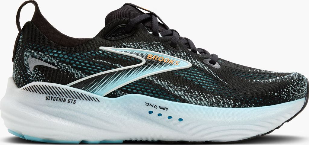 Brooks Glycerin GTS 22 Sportschuhe Damen Trainingsschuhe Schnürer Schwarz Freizeit, Schuhgröße:EUR 42.5 | US 9