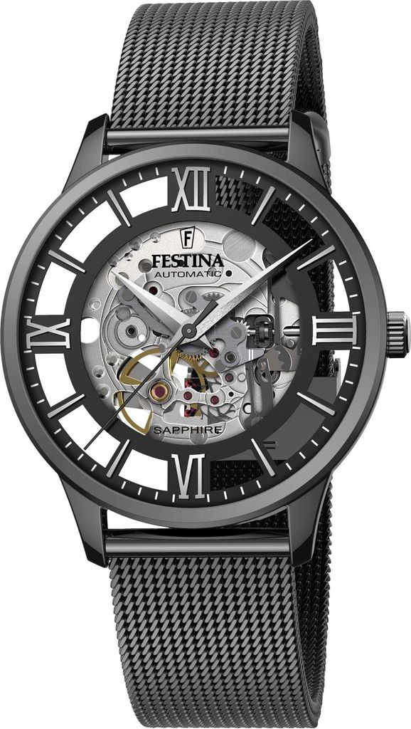 Festina F20535_1 Herren-Armbanduhr, Edelstahl-Gehäuse, Metall-Armband