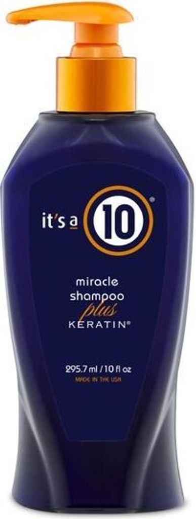 Shampoing 10 Miracle Plus Keratine, 295 ml. Shampoing, Image du produit 