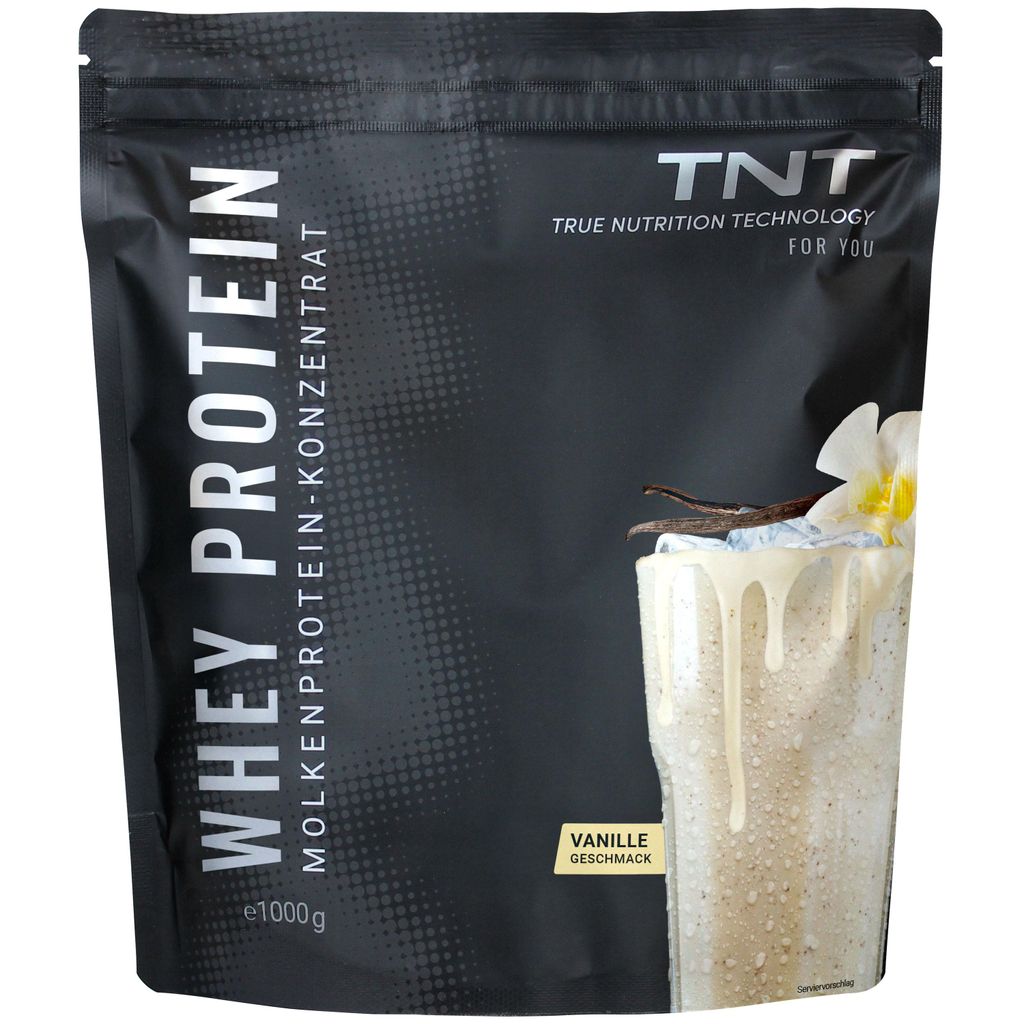 TNT Whey Protein Pulver (1000g) - Vanille - Produktbild 