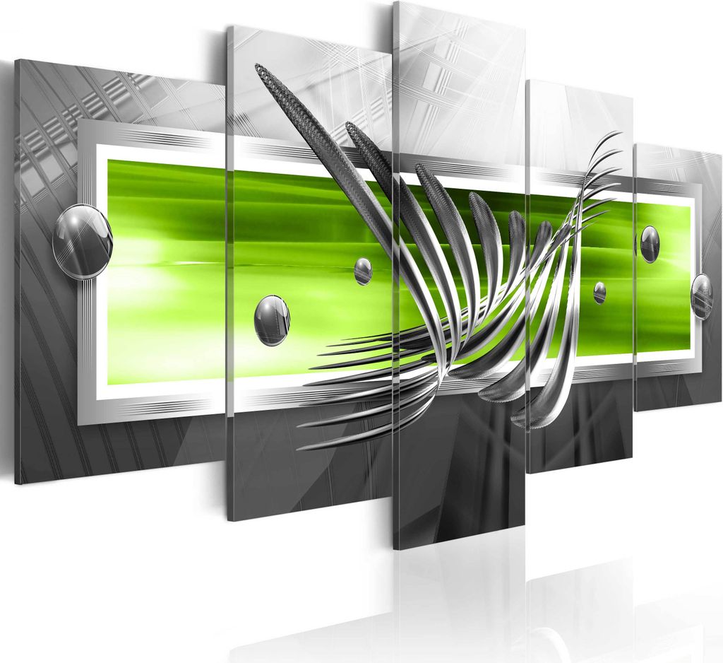 Tableau mural moderne a-A-0010-b-p (150x75) - 5 pièces Image du produit 