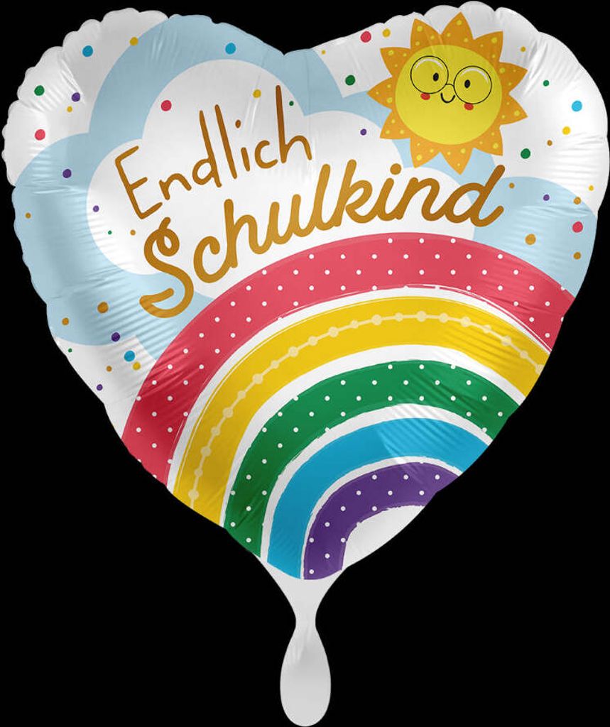 Folienballon - Endlich Schulkind 43cm Produktbild 