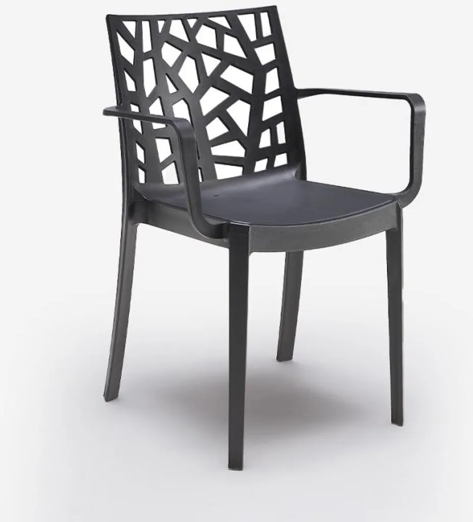 Chaise de bar Matrix BICA avec accoudoirs pour jardin