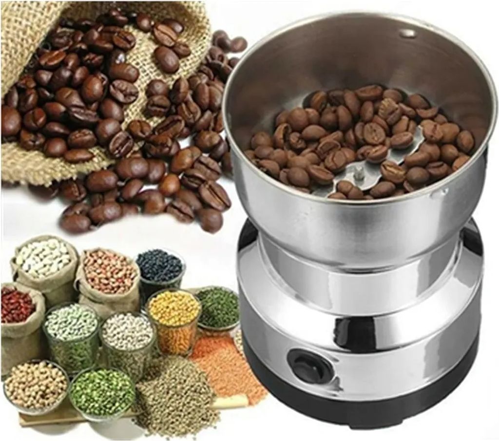 Kaffeemühle, tragbare Mühle, Edelstahlmühle mit großer Produktbild 