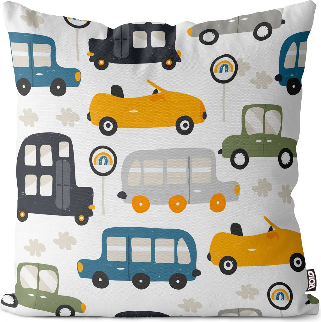 VOID Autos Spielzeug Bilder Kinder Kissenbezug Kissenhülle Sofakissen Kissen Deko Outdoor-Kissen Dekokissen