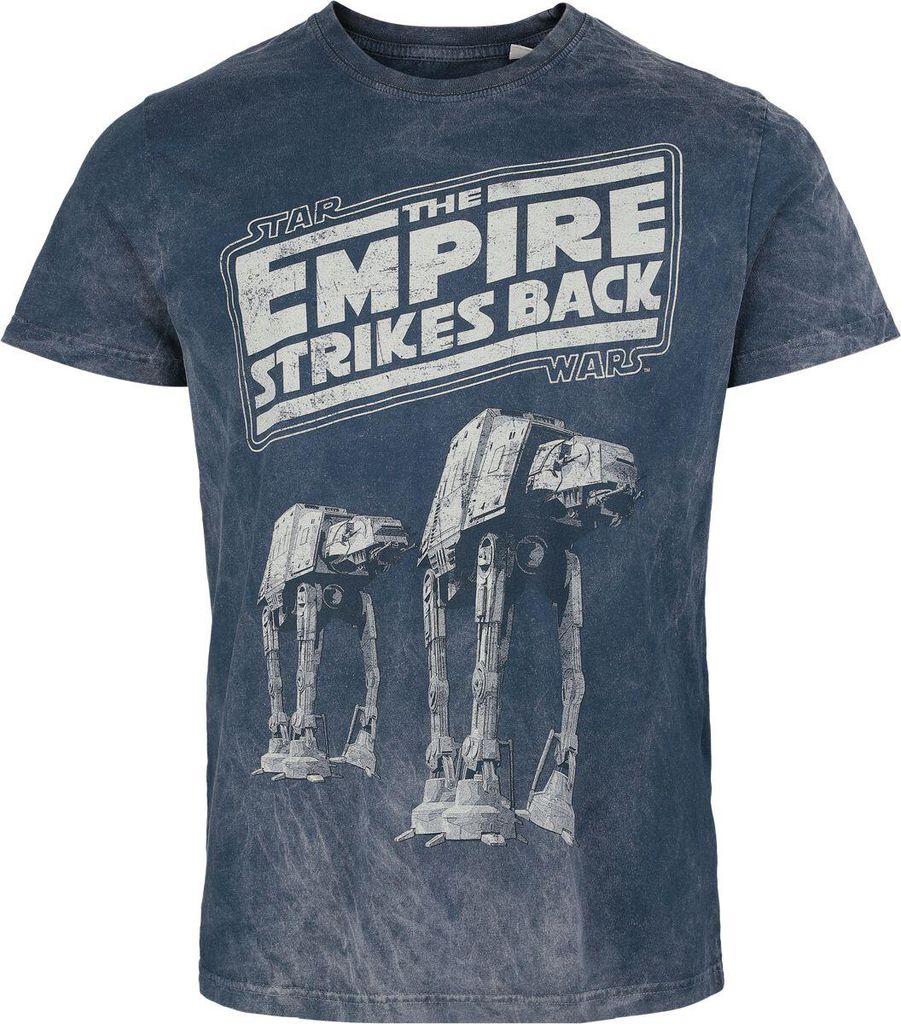 Star Wars T-Shirt Herren Empire Strikes Back blau S