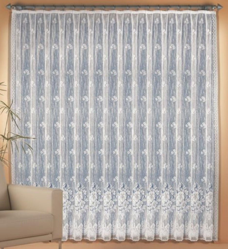Fertigstore Jacquard Blumen - Größe (HxB): 245x300cm Farbe: Produktbild 