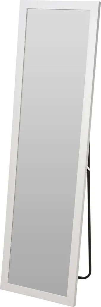 Miroir rectangulaire 126 cm noir anti-distorsion pour un reflet parfait