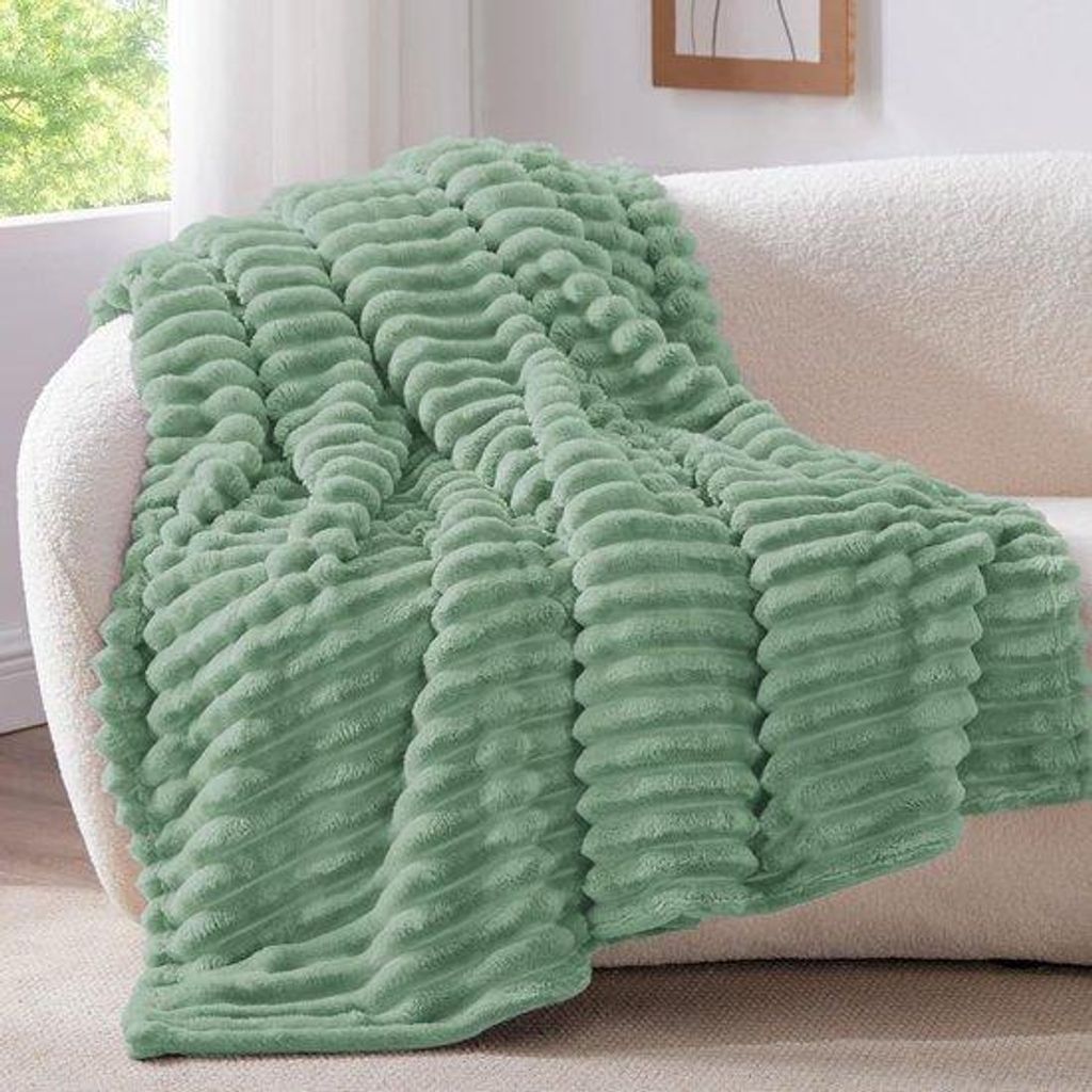Kleidung für Bett 150x200 cm - Flanel - Plaid - Weich, Warm und Dicht - 100% Baumwolle - Allwetter