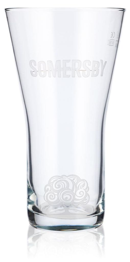 Somersby Cider Glas 0,5l Becher Cidergläser Logo Satiniert Produktbild 