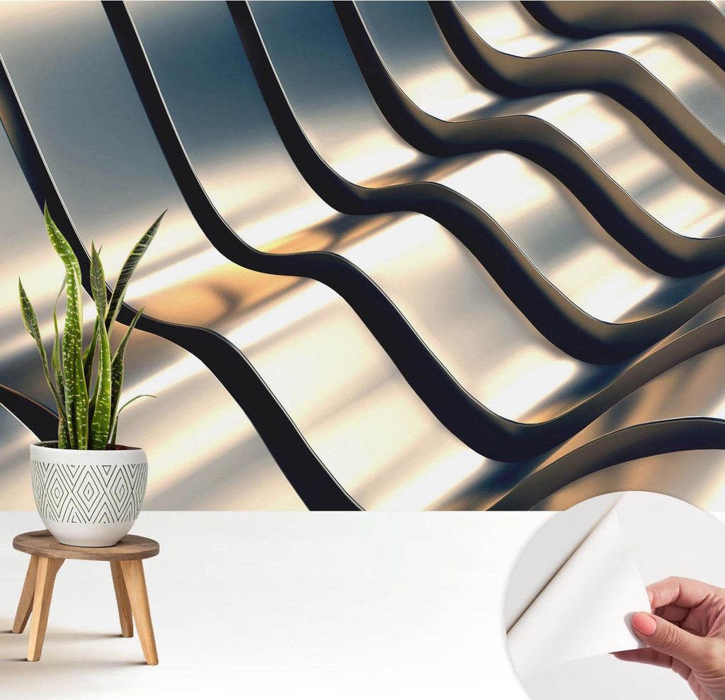 Fototapete selbstklebend - 208x146 cm - Tapete - Wandtapete - Wandbilder - Klebefolie - Dekofolie - Tapete Folie - Wand - Dekoration - Wohnzimmer -...