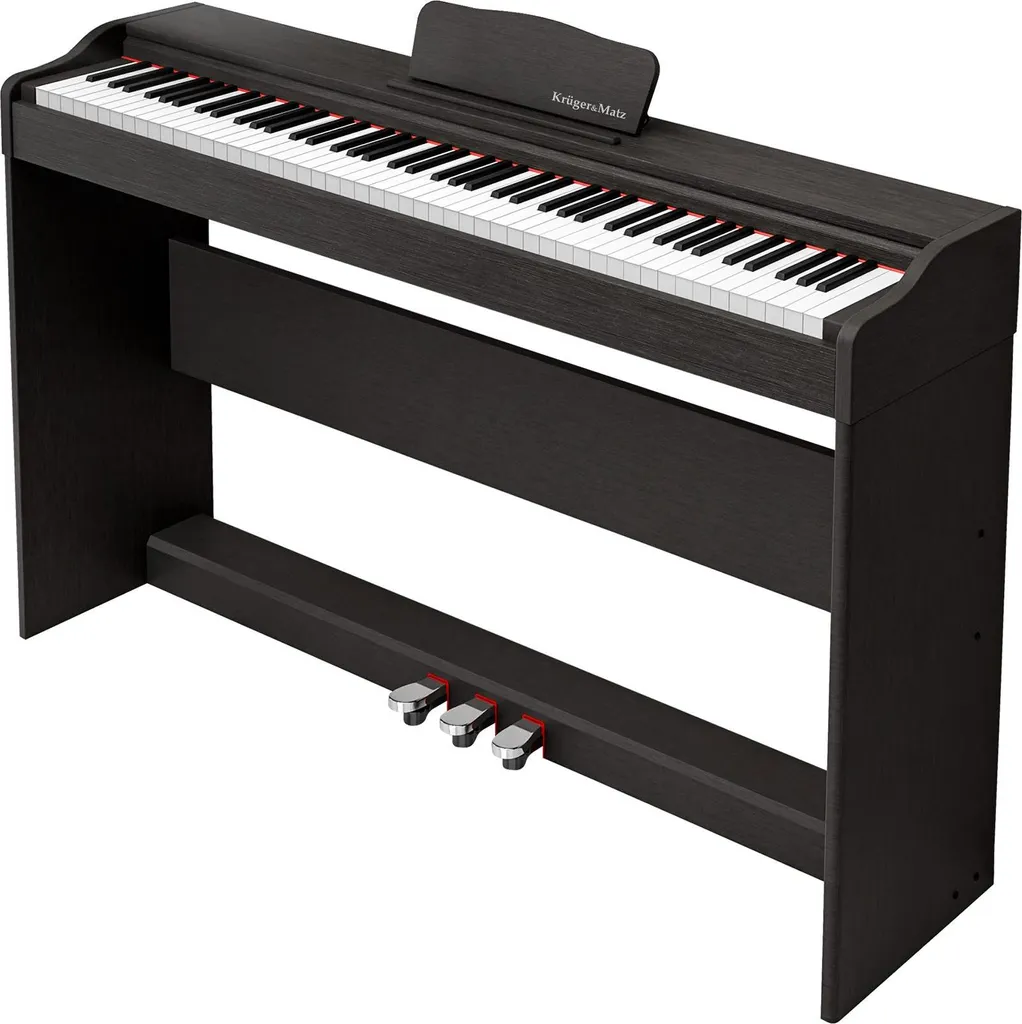 Piano numérique 192 polyphonie KMDP-105 clavier 88 touches USB MIDI