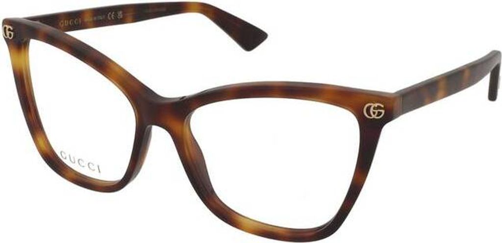Gucci Brille Modell GG1817O mit Vollrandgestell aus Kunststoff in Havana-Optik
