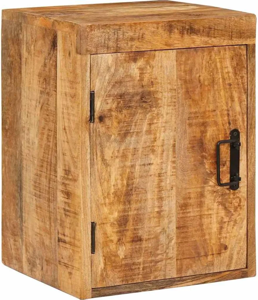 Table de nuit marron pour petite chambre vidaXL meuble de rangement bois 48cm