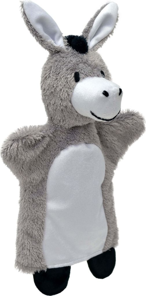 Handpuppe Esel 34 cm Grau, 20327A
