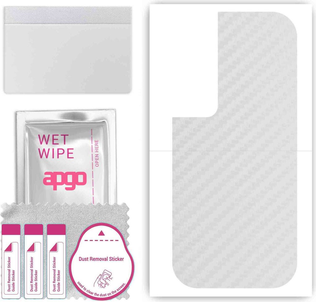 apgo Rückseite Schutzfolie, Skin, kompatibel mit Realme C65, Hinten Displayschutzfolie aus Vinylfolie, kratzfest, einfache Montage - Transparenter...
