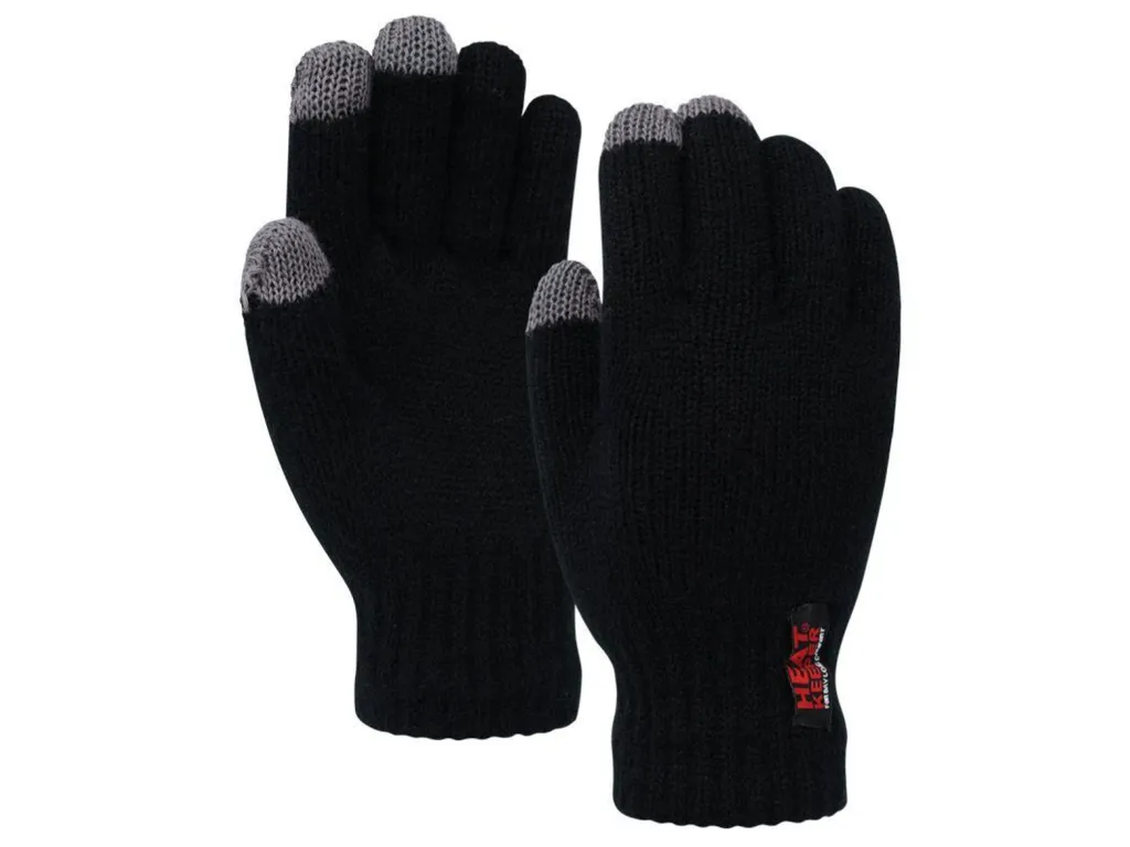HEAT KEEPER Guanti da donna con touchscreen Nero Taglia unica
